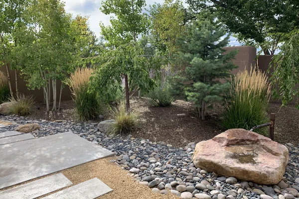 modern hardscape and landscape design