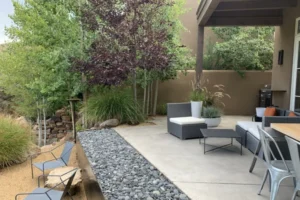 Front Yard Patios and Landscape